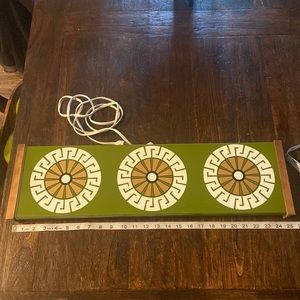 Vintage avocado Green food warmer